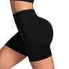 Colanti Scurti Push Up High Waist - Women's Fitness Leggings, Black, One Size
