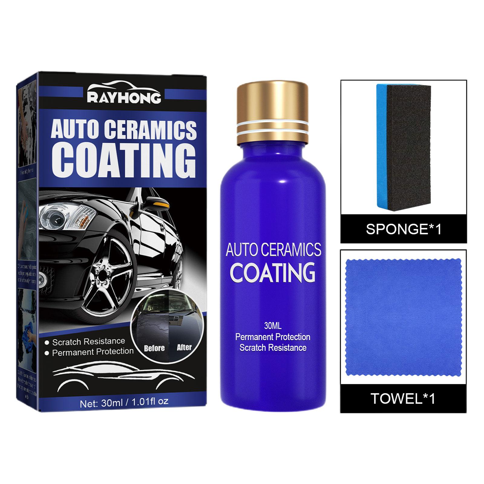 

30 мл 9H автомобильное жидкое керамическое покрытие супер гидрофобное стеклянное покрытие набор полисилоксан и наноматериалы керамика для защиты автомобилей