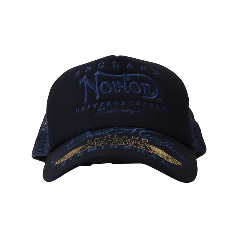 

[Norton] metallic MAX mesh cap snapback free size hat cap men s ladies 243N8701 navy F