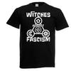 Mens Witches Against Fascism Logo Protest Symbol Unisex Black 100% Cotton T-shirt Mens Tees Top