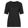 Shop   Women Slub CoTTon V Neck ShorT sleeVe T shirT iVory Dai Wsh 0520