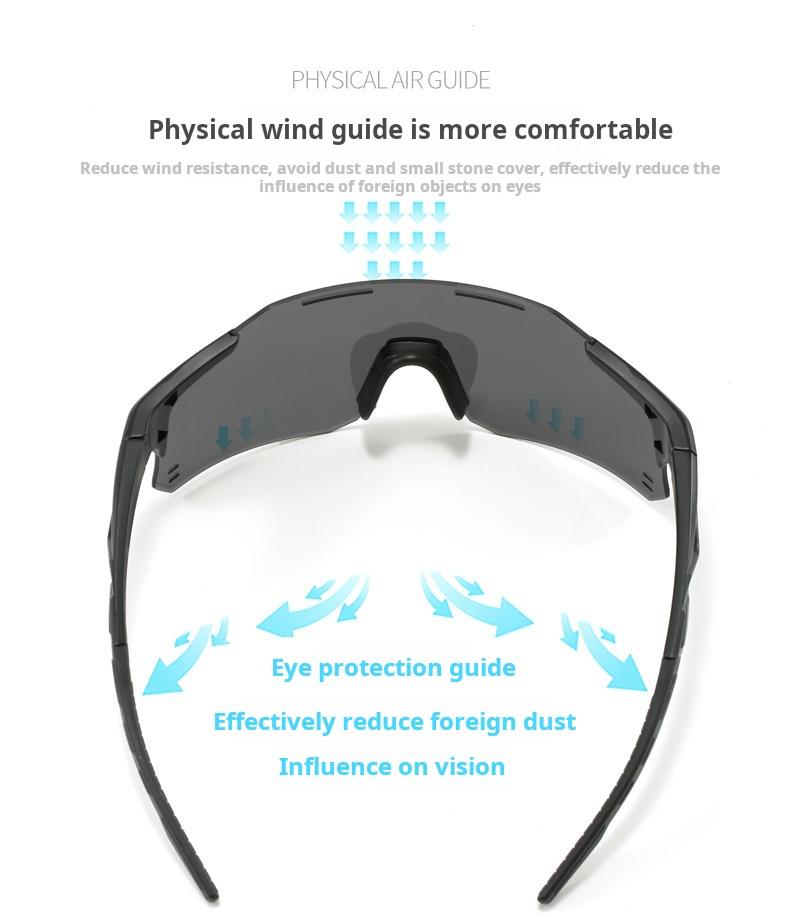 New Photochromic Cycling Glasses UV400 Protection Bicycle Eyewear Sunglasses for MTB Road Bike Goggles Sports and Outdoor Use