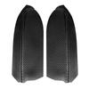 Carbon Texture Leather Door Panel Cover For Toyota Prius 2004 2005 2006 2007 2008 2009 2pcs Front Door Armrest Panel Cover Trim