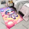 Cute Spaceman Print Cartoon Carpet for Living Room Bedroom Bedside Floor Mat Cloakroom Area Rugged Creative Doormat