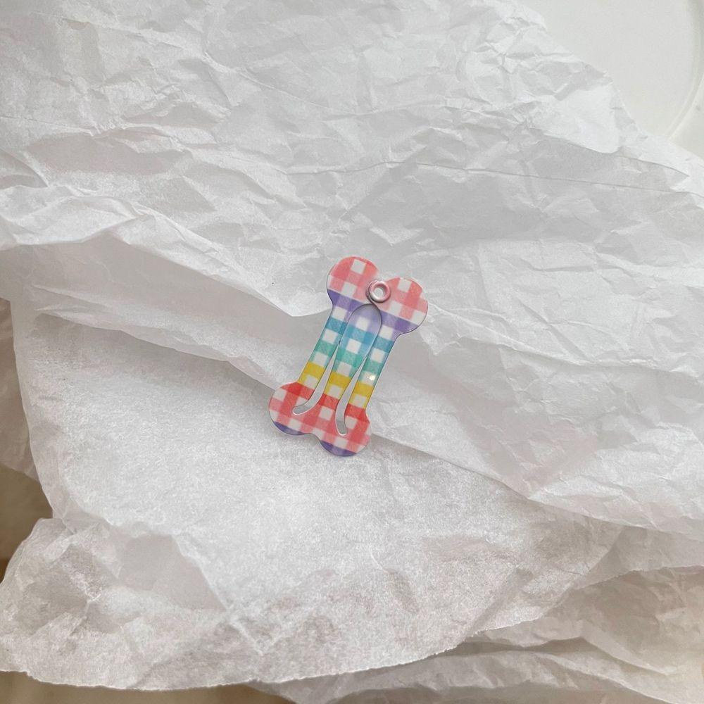 Gitter, Streifenmuster für kleine Hunde Haustier-Haarspange Katze Pflegezubehör Schnapp-Haarspangen Hunde-Haarspange