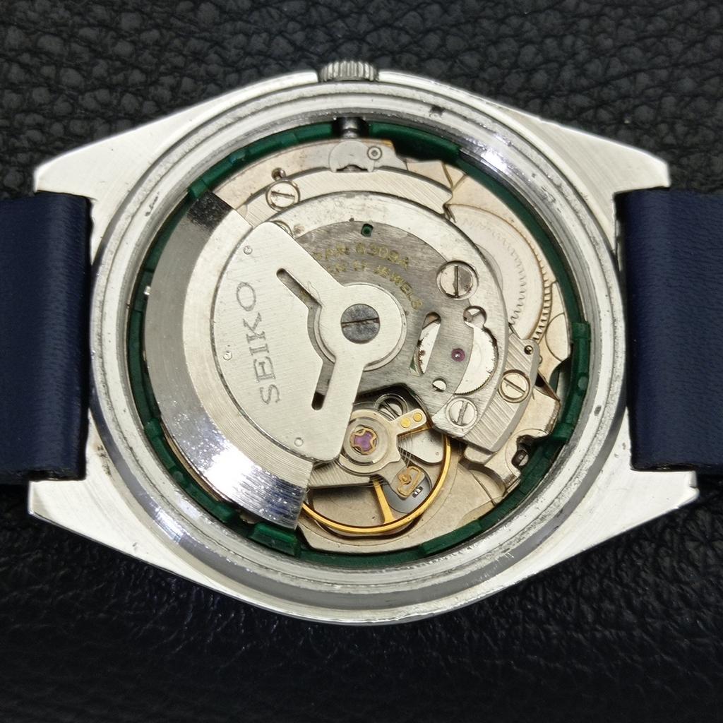 VINTAGE SEIKO 5 AUTOMATIC JAPAN 6309A MENS BLUE COLOR DIAL WATCH A701273-5 R206a-a701273