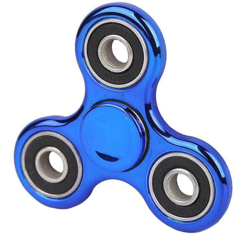 Jucării de Mână Spinner de Stres Eliberare Stres Metal Fidget Spinner Pentru Adulți Copii Jucării Amuzante Tri-Spinner