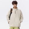 Men's Autumn/Winter Double-Sided Fleece Jacket - 350g, Simple Design, Outdoor Couple Trend
