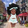 12in African American for Doll for Baby Girls Boys with Black Skin that Looks Re