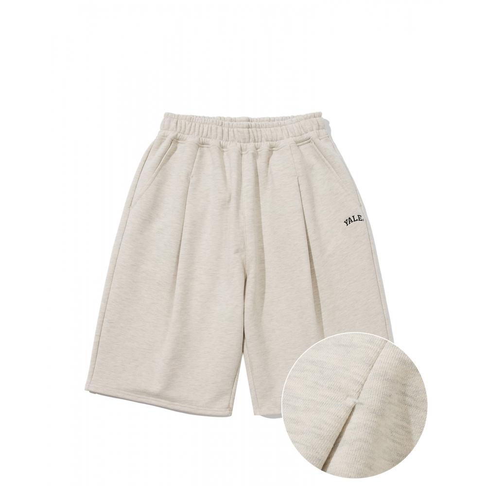 

YALE BERMUDA SWEAT TRAINING SHORT OATMEAL