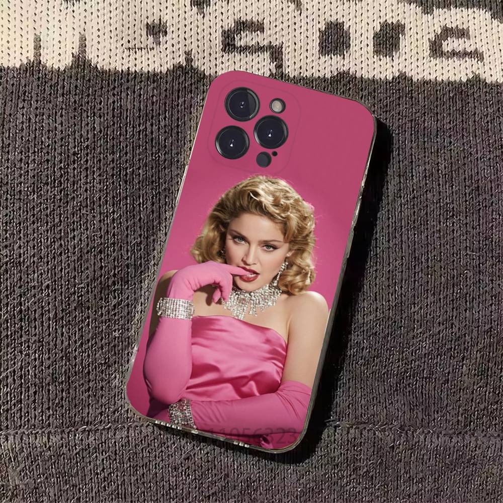 M-Madonna-S 80s Phone Cases For iPhone 17 16 15 14 13 12 11 Pro Max Plus Luxury Camera Protection Plastic