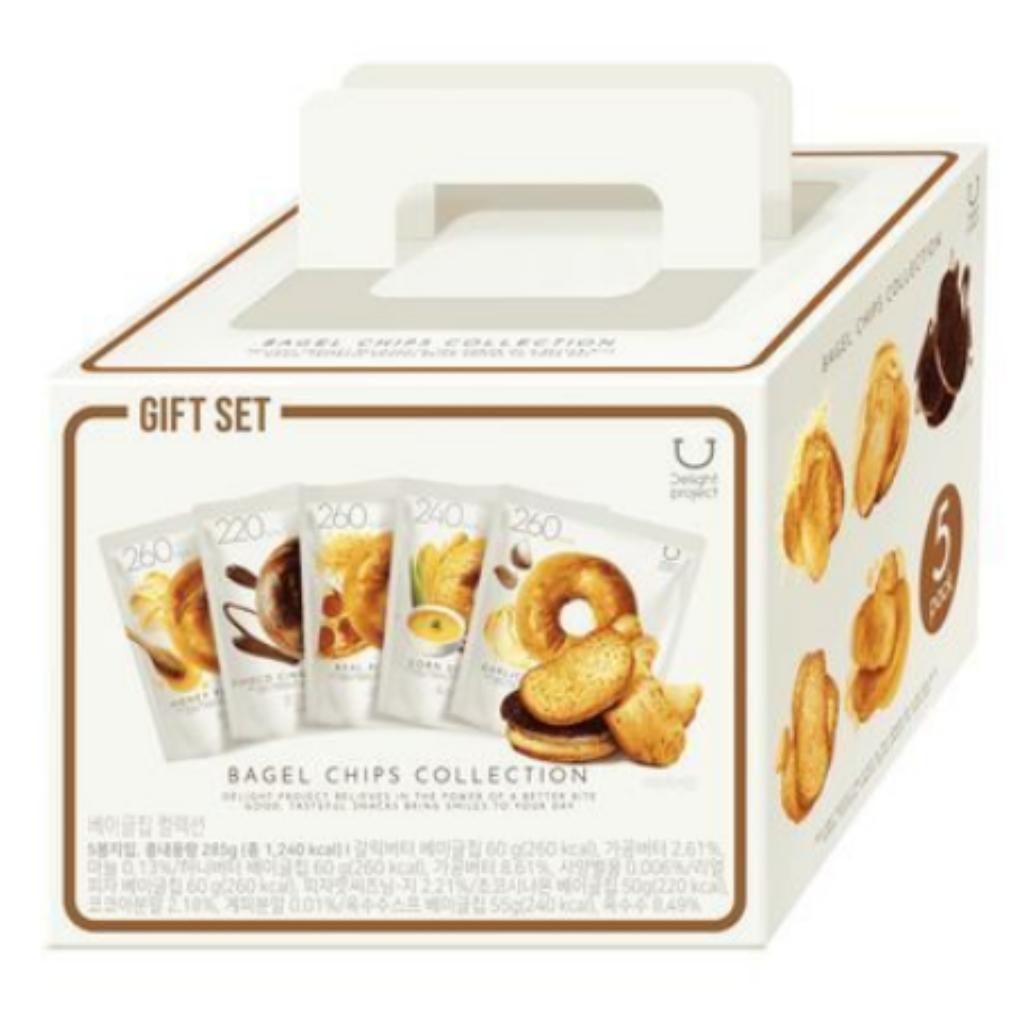 Delight project Snack Gift Set 2Types (Bagel Chips, Crispy Chips)