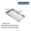 Tangyu Stainless Steel Rectangular Multi-purpose Tray