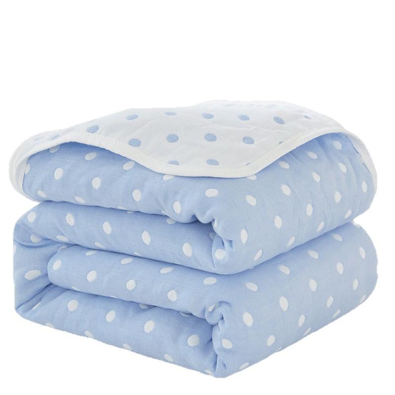 Six-layer Cotton Gauze Towel Quilt Single Double Throw Blanket Couch Autumn Winter Cover Quilt Kindergarten Kids Napping Small Cover Blanket
