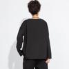 Long sleeve oversized black Casual loose spring autumn winter t shirt tops Women t-shirt
