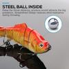 Set of 3 Artificial Baits Kit 10cm 17g Sinking Swimbait Crankbaits Premium Wobbler Lures for Pike Fishing
