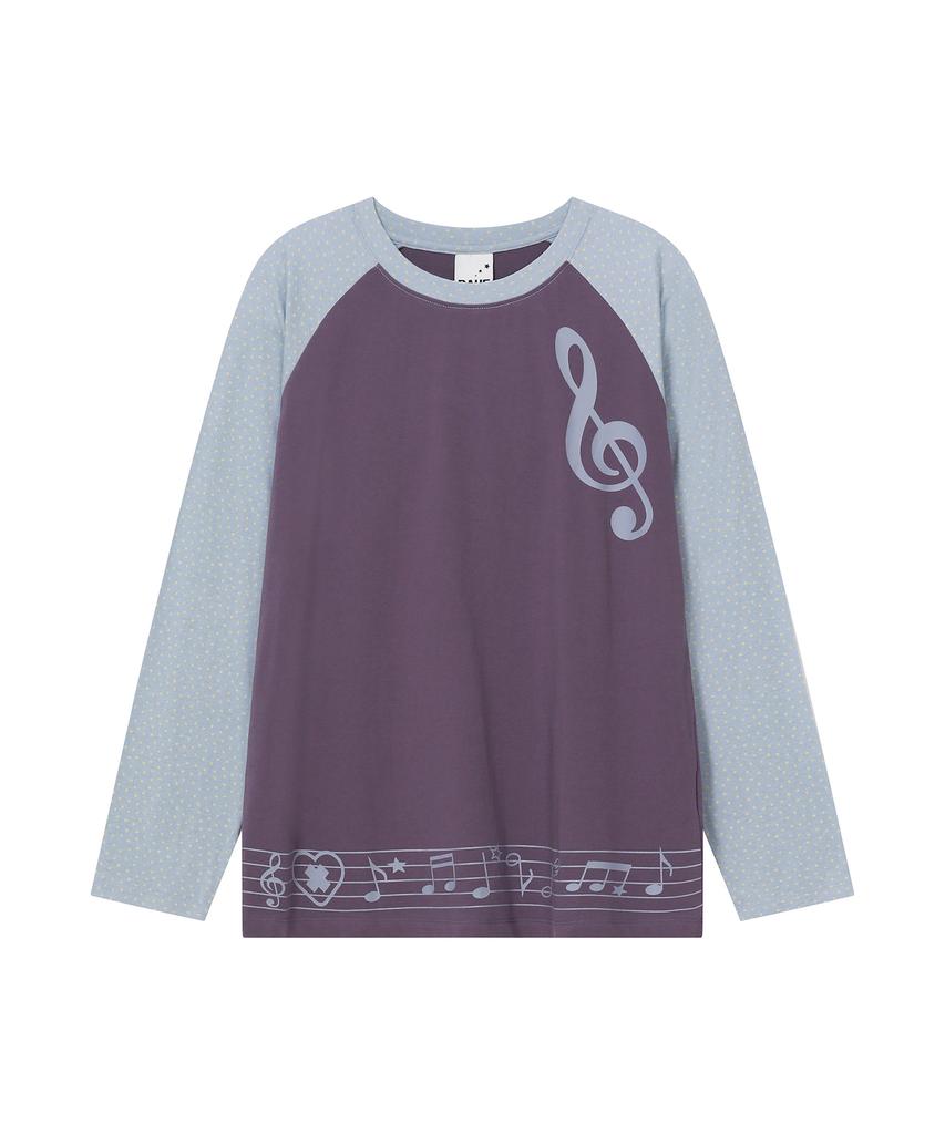 BAUF Star Melody Long Sleeve [Vintage Purple]