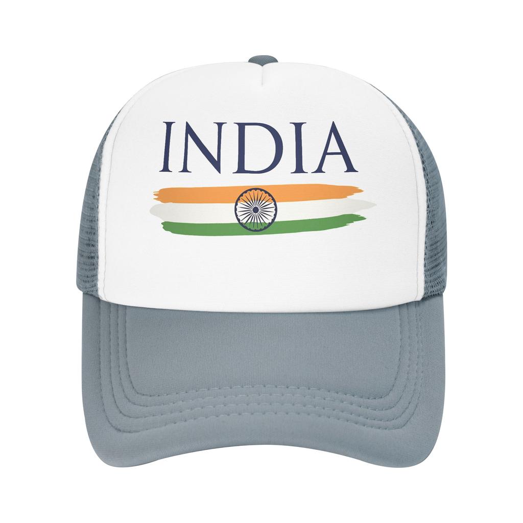 Summer Sun Hats Minimal India Tricolour Brush Art  Baseball Cap Cute Hip Hop Hats Washed Female Male Tennis Skate Baseball Caps