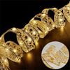 10m Indoor String Lights Battery Operated Christmas Ribbon with Lights Christmas Tree Accessories Decoration for Christmas New Year