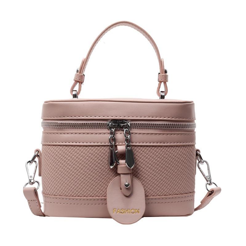 Premium texture small bag women's new niche portable box bucket bag versatile messenger bag