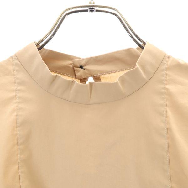 Unused ROSE BUD Long Sleeve One Belt Knit Included Blouse FREE Brown Women Used