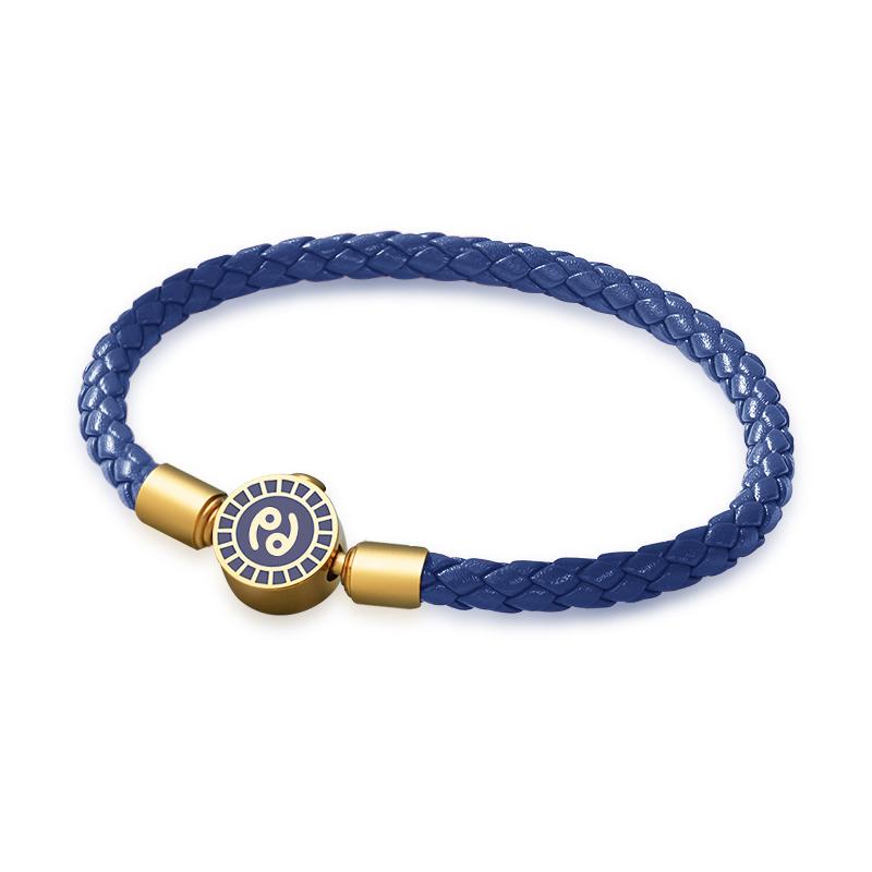 MOONLIGHT 12 Constellation Charm Bracelet 4.8mm Braided Leather Bracelet Aries Gemini Leo Libra Virgo Taurus Couple Jewelry Gift