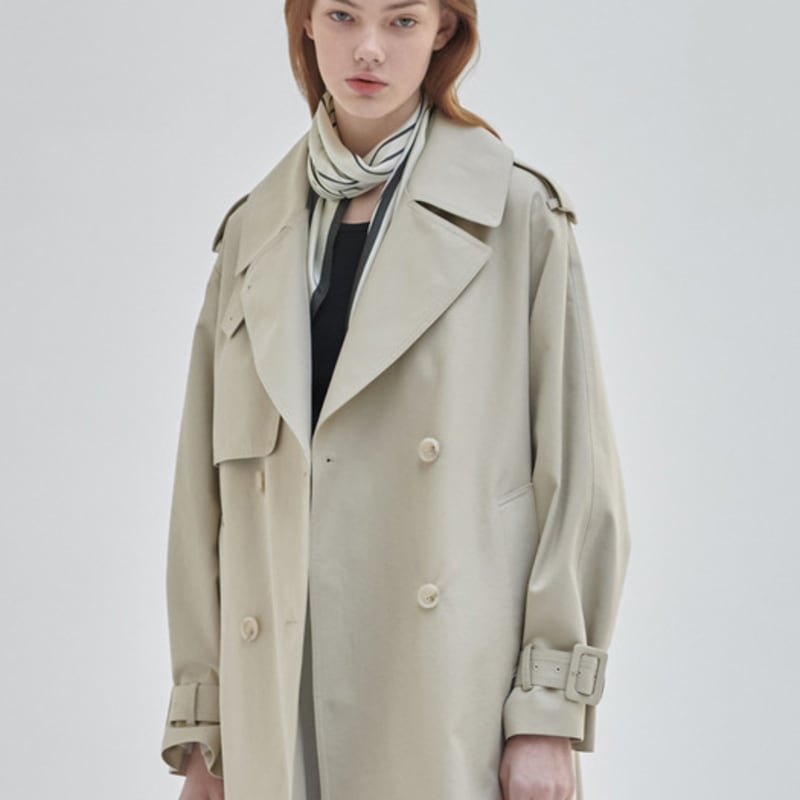 NILBY P 24SN Lettering Silk Scarf [IV]