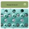 TPR Non-Slip Bath Mat with Suction Cups Shower Bathtub Mat Anti-Fatigue Bathroom Floor Mat Massage Foot Pad
