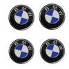 4Pcs 11/14MM Car Key Shell Sticker 3D Aluminum Auto Key Remote Fob Decals For BMW X3 X5 E46 E90 E60 F10 F30 E39 E36 F20 E87 E92 nlxk36