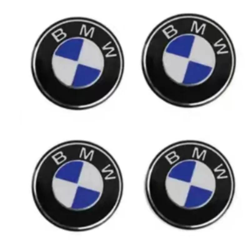4Pcs 11/14MM Car Key Shell Sticker 3D Aluminum Auto Key Remote Fob Decals For BMW X3 X5 E46 E90 E60 F10 F30 E39 E36 F20 E87 E92 nlxk36
