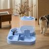 Double Bowl Automatic Pet Bowl Feeder Water Dispenser