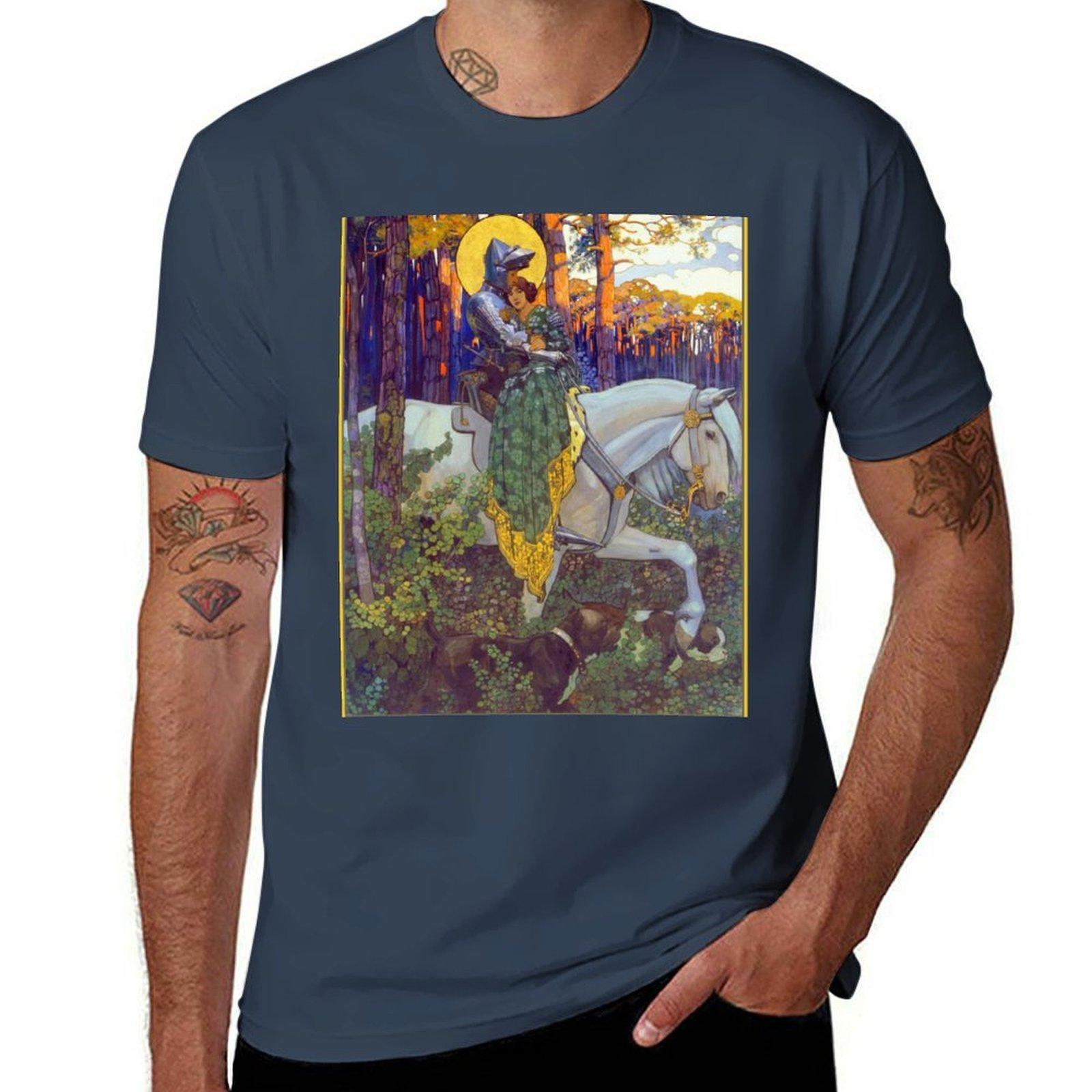Maximilian Liebenwien The Legend Of Saint George Saint George Rescues The Princess Tshirt Minimalist Graphic Tee Shirt S