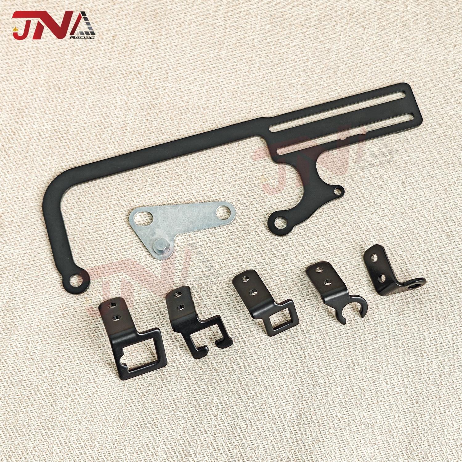 Throttle Cable Mount Bracket Cable Mounting Kit 304147 For EZ‑EFI For Automatic Transmission TV Cables GM 700R4 Transmissions чёрный