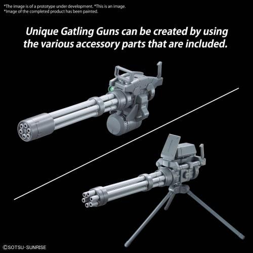 BANDAI SPIRITS Option Parts Set Gunpla 09 (Giant Gatling) Color-coded Plastic Model