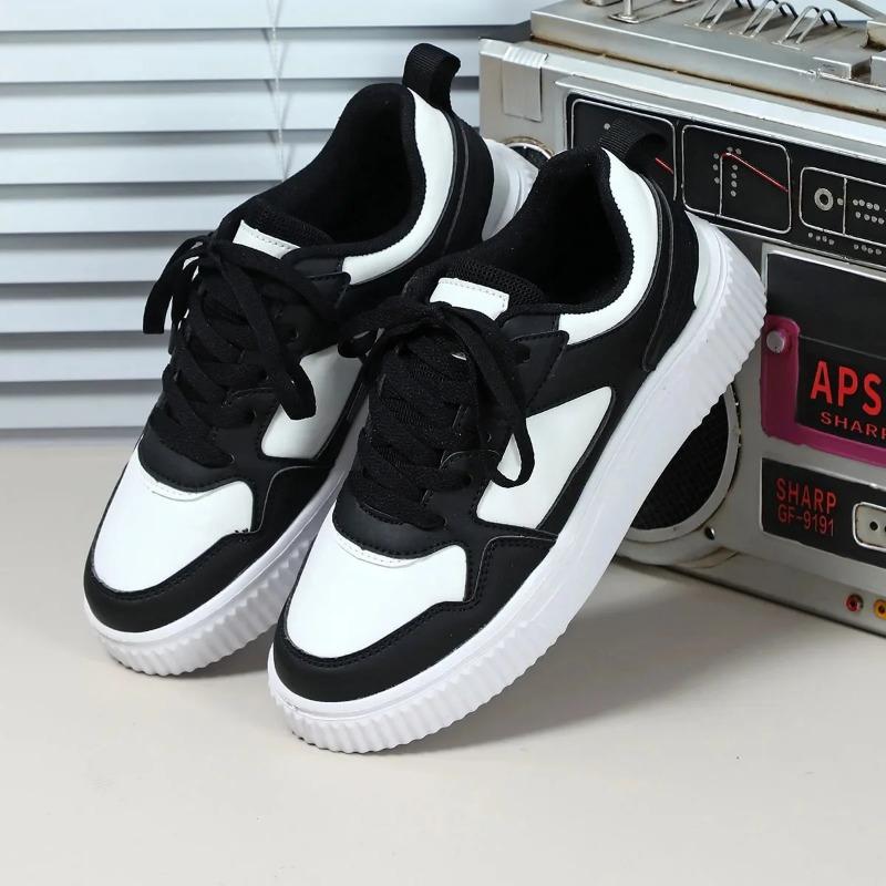 Koreanisch Trendige Modische Dicke Sohle Lässige Sportschuhe Weich Bequem Outdoor Paar-Stil Trendschuhe Synthetisches Innenmaterial