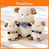 Soft Sheep Plush Toy With Green Scarf For Kids Bedtime Comfort And Sleep Aid