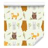 Beautiful Forest Animals Wallpaper for Living Room and Bedroom 50x1000
