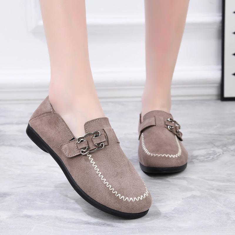 Shoes women's spring and autumn new casual shoes women's shoes soft soles not tired feet single shoes one pedal