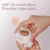 Small Clip Fan Portable Silent Fit Mini Bladeless Electric Fan Usb Charging Child Adult Ideal Gift For Outdoor Travel Office
