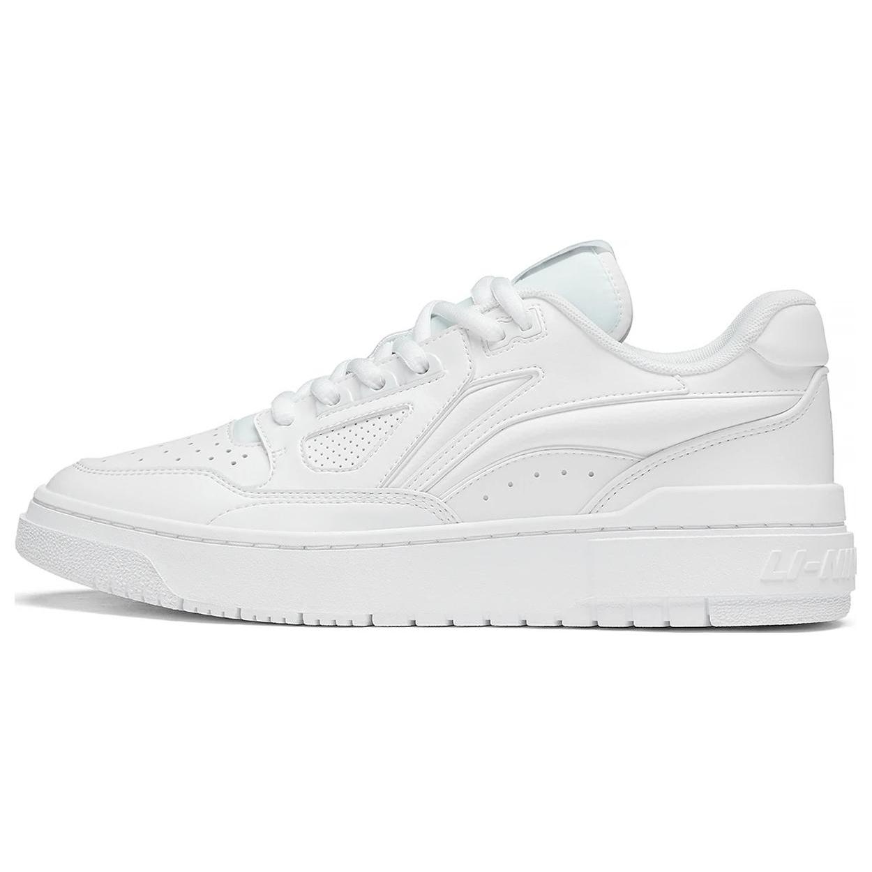 

Li Ning Rookie 2 BadFive Slip Resistant Slip Resistant Low top Skateboard Shoes Men s White ABCT023-1 43