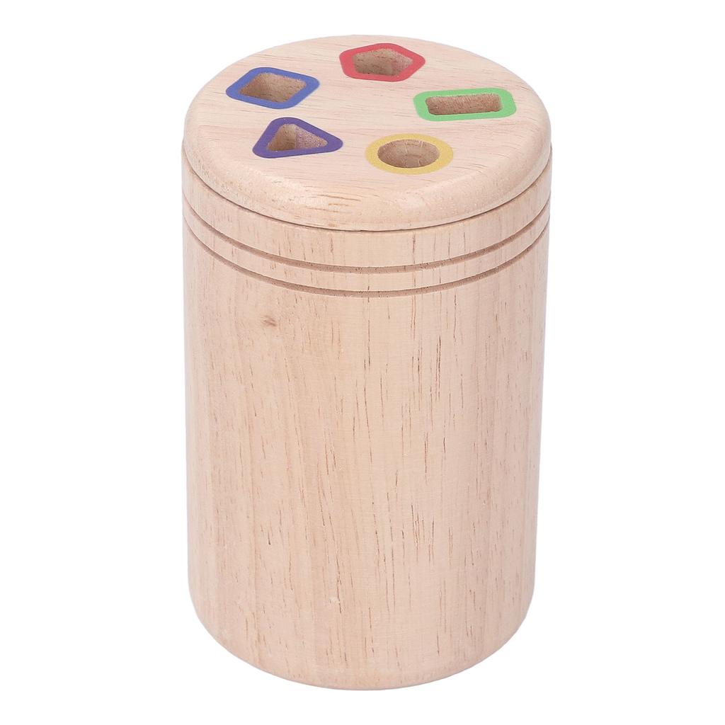Wooden Learning Color Shape Sorting Toy Fine Motor Skills Puzzle Toy Sensory Matching Game with Draw