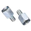 2 Pcs Mirror Adapter Clockwise Female To Male Motorcycle