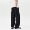 Summer Thin Quick-drying Casual Pants Men's Loose Straight Tooling Trousers Gray Multi-pocket Men's Pants