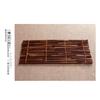 Handwoven Purple Bamboo Tea Tray with Coasters
