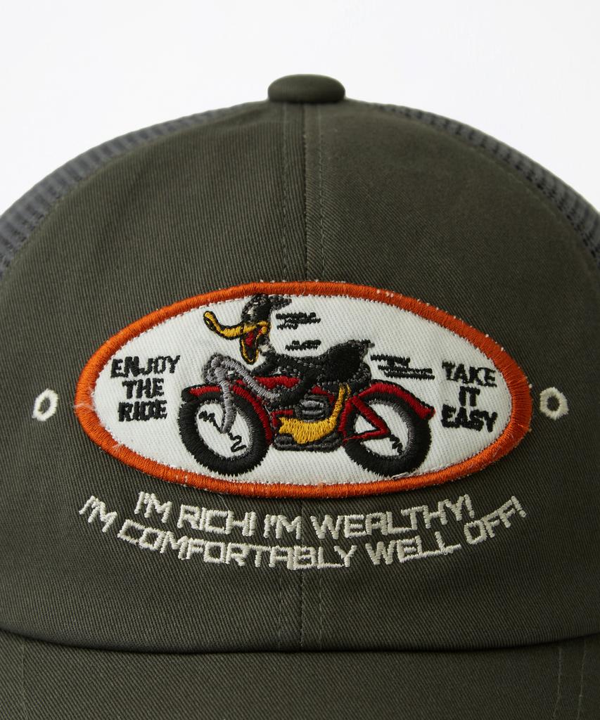 OUTSTANDING [Looney Tunes] Cotton Ball Cap(Enjoy The Ride)_Charcoal