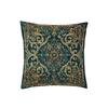 pc Vintage Baroque Pillow Cover D DoubleSided Polyester Cushion Case Teal  Gold Ornate Decor Gift for Antique  Classic L