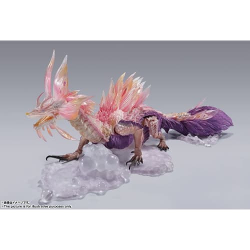 TAMASHII NATIONS S.H. MonsterArts Monster Hunter Rise: Sunbreak Tamamitsune, approximately 310mm, PVC & ABS painted action figure, multicolor