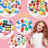 100pcs Cute Animal Erasers for Mini Puzzle Pencil Party Fun Eraser Set for Elementary School Mini Puzzle Pencil Class Carnival School Ages Kids,