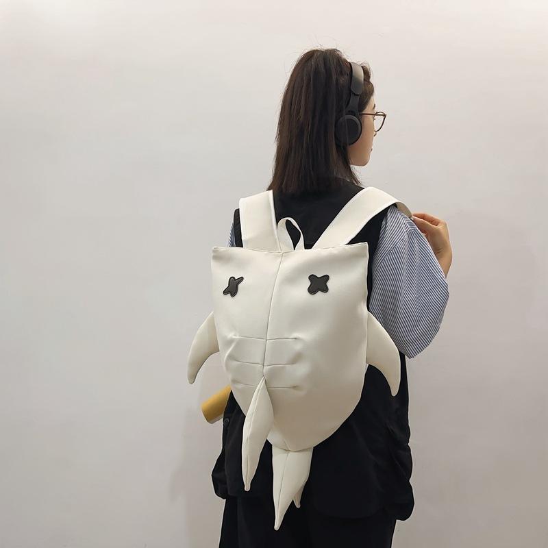 Student Bag Female Shark Backpack Men's Travel Backpack