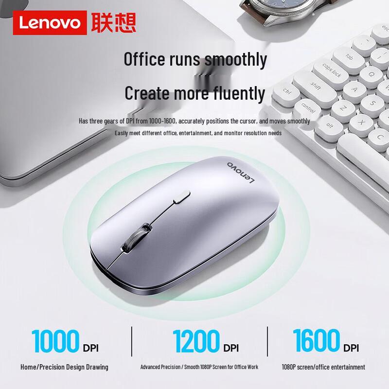 Lenovo M31 Wireless Ergonomic Mouse